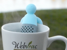 Infuseur Mr Tea bleu-gris