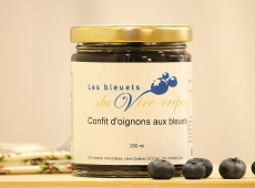 Confit d'oignons aux bleuets