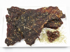 Jerky de boeuf café romarin