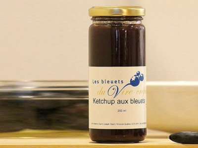 Ketchup aux bleuets, produits du terroir, Les Bleuets du Vire-Crêpe