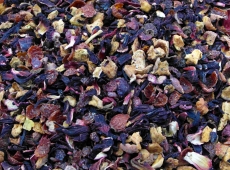 Tisane d'aupomme et canneberges